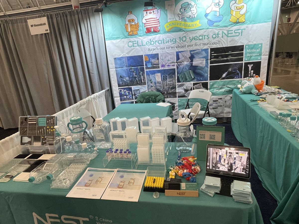 NESTBiotechnol1's tweet image. 👋 NEST invites you to attend Cell Bio 2023 December 2-6 at #Boston, MA. Meet us at booth #450, and enquire our professional sales team at hand about the latest GelNEST Matrix!

#CellBio2023 #nestbiotech #basement #matrix #biotech #biopharma #lifesciences #cellculture