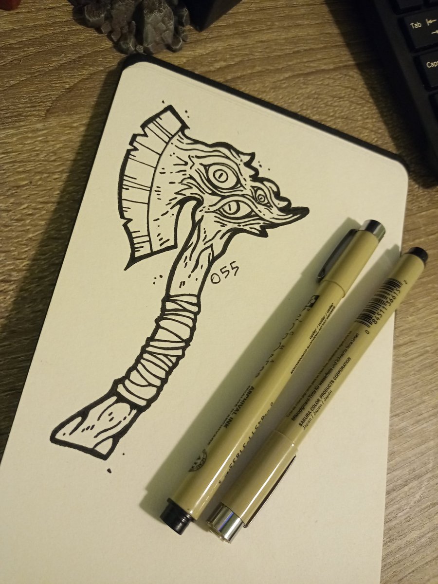 Tiny weapons day 55 #sketchbook