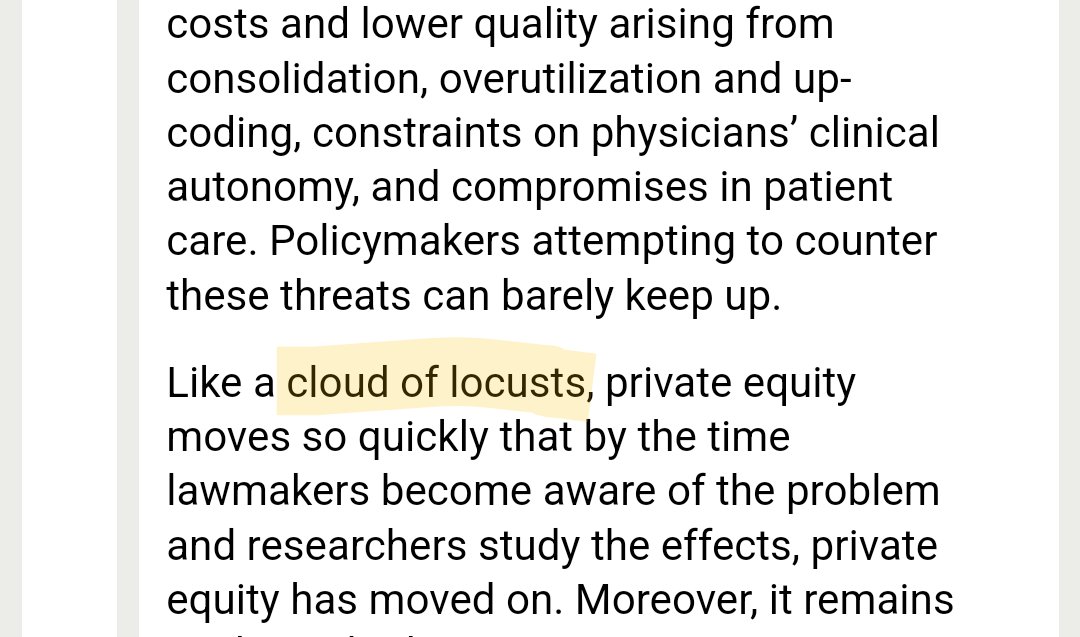 Sure, let's research private equity while it finishes consuming our entire profession 'like a cloud of locusts' @efusebrown @brendanballou @gmorgenson corpgov.law.harvard.edu/2023/04/19/pri…