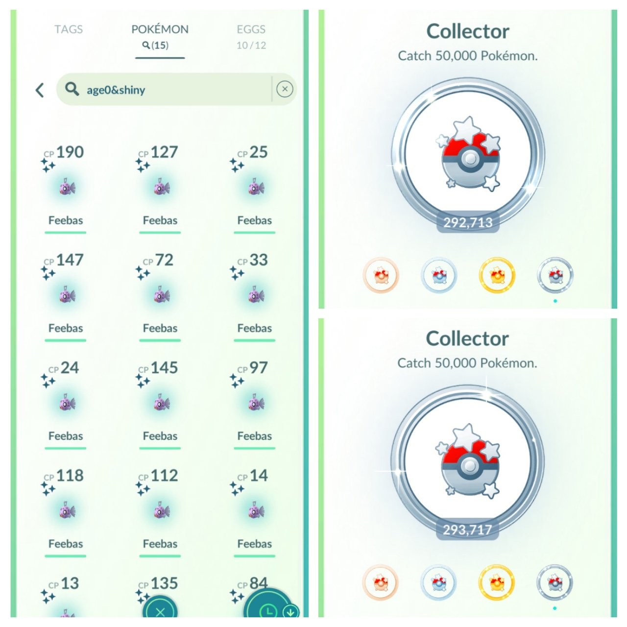 Meus Pokemons mais fortes (1000 de cp para cima)