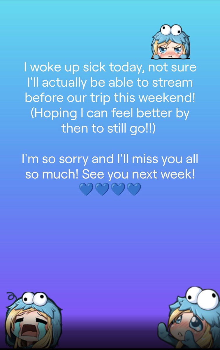 Decided to try out the Twitch Stories for a stream status update! I didn't know I could use my emotes! Honestly, I kind of like it being there as a feature! 

Do you typically watch and interact with them yourself? Not sure if it's worth keeping up with, but still neat though! 💙