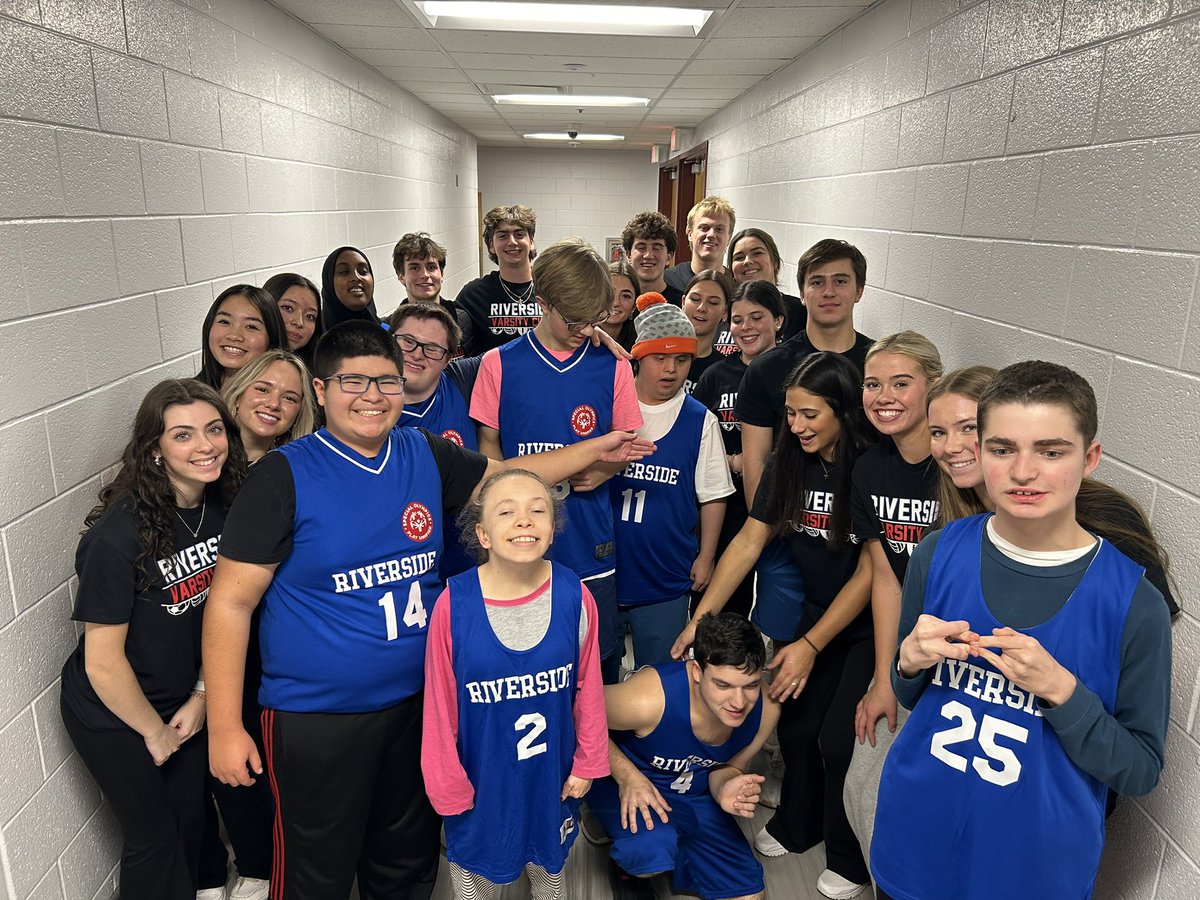 Riverside’s unified basketball team and varsity club partners had a great game at Broad Run tonight.  Good job Rams!  Thank you Broad Run for the fun game