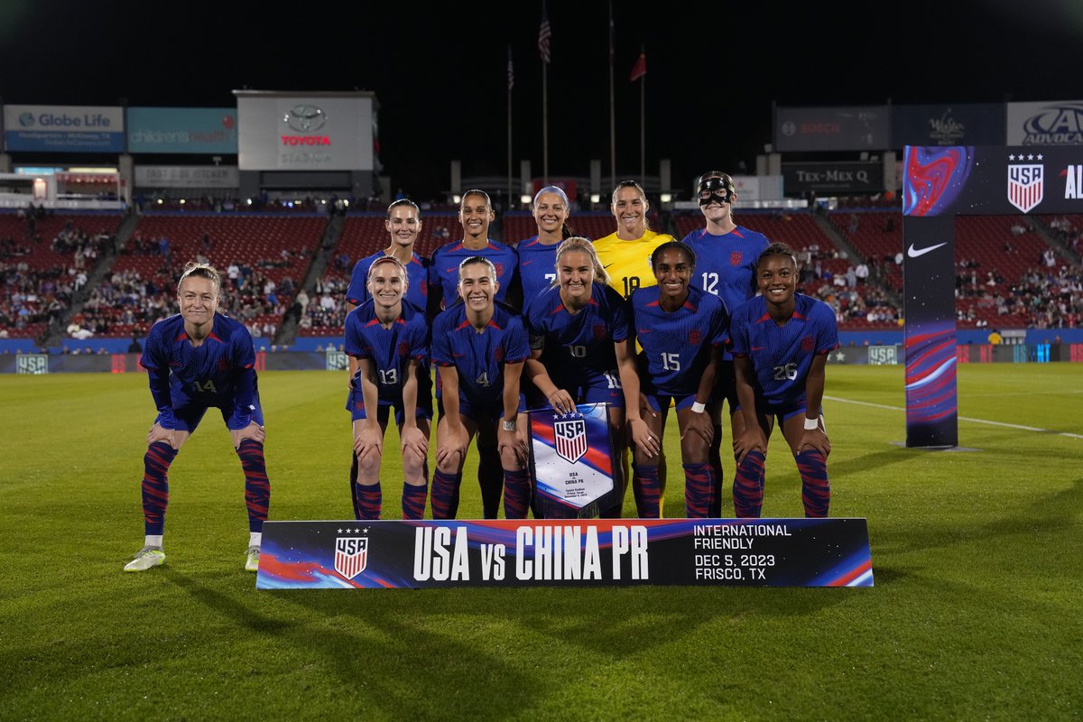 U.S. Women's National Soccer Team (@uswnt) on Twitter photo Last Starting XI pic of the year 🥲 Last Starting XI pic of the year 🥲