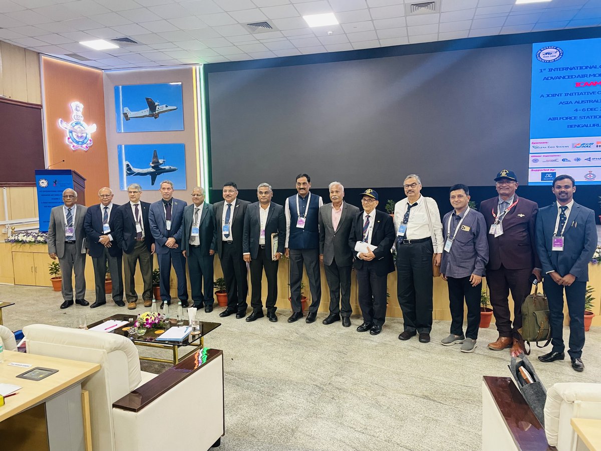 Dr Reddy attended First International Conference on Adavanced Air Mobility Systems ICAAMS-1 at Yelahanka Air Force Station, Bengaluru organised by the RWSI and VFS. 

#advancedairmobility