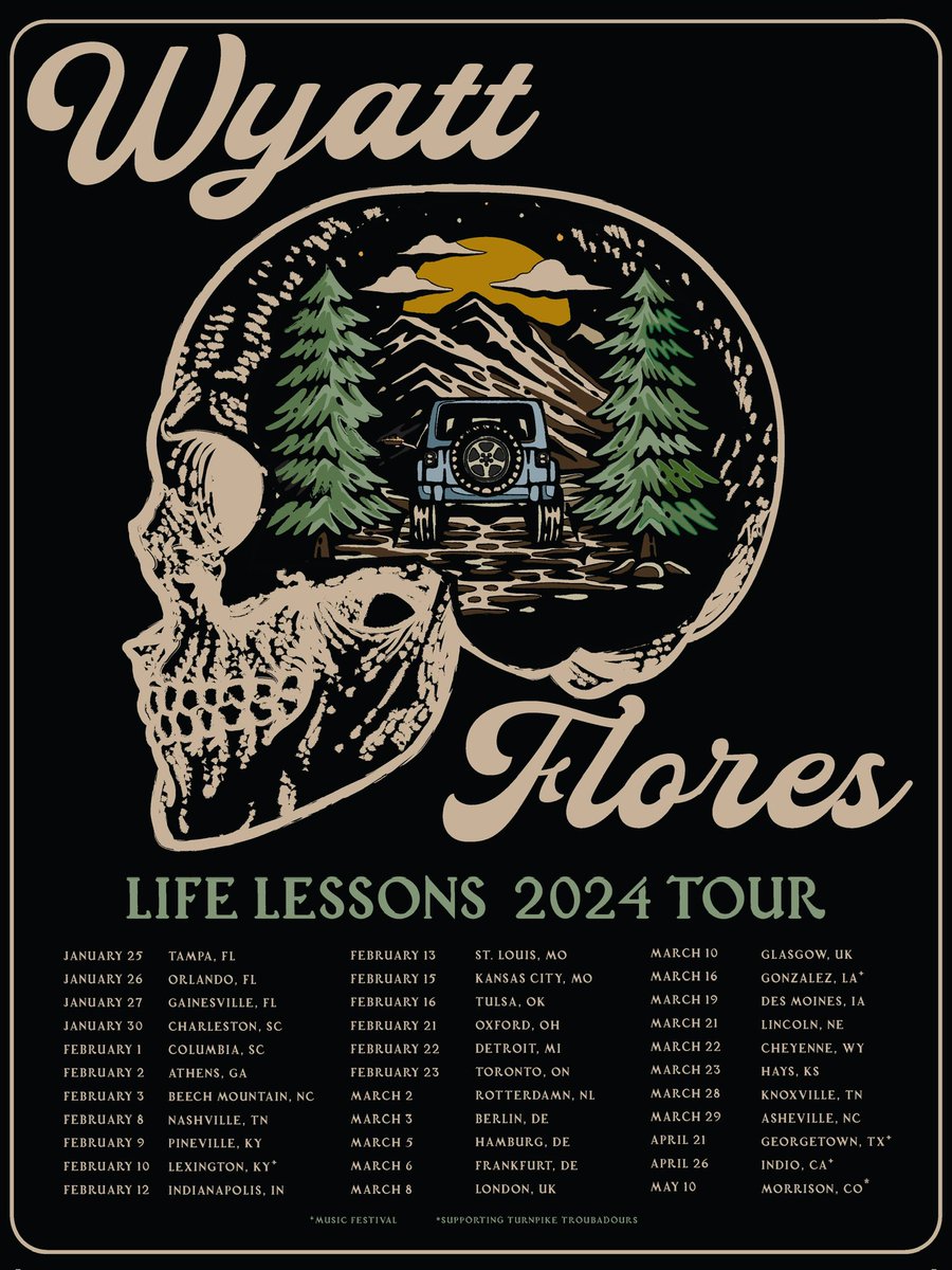 WyattFlores10's tweet photo. Alternate tour poster design we’ll have as limited edition prints exclusively for VIP ticket holders on the Life Lessons Tour 

Get first access to tickets + VIP upgrades during tomorrow’s pre-sale here: https://t.co/1ORqrvEB4I https://t.co/qWwWM19MX2