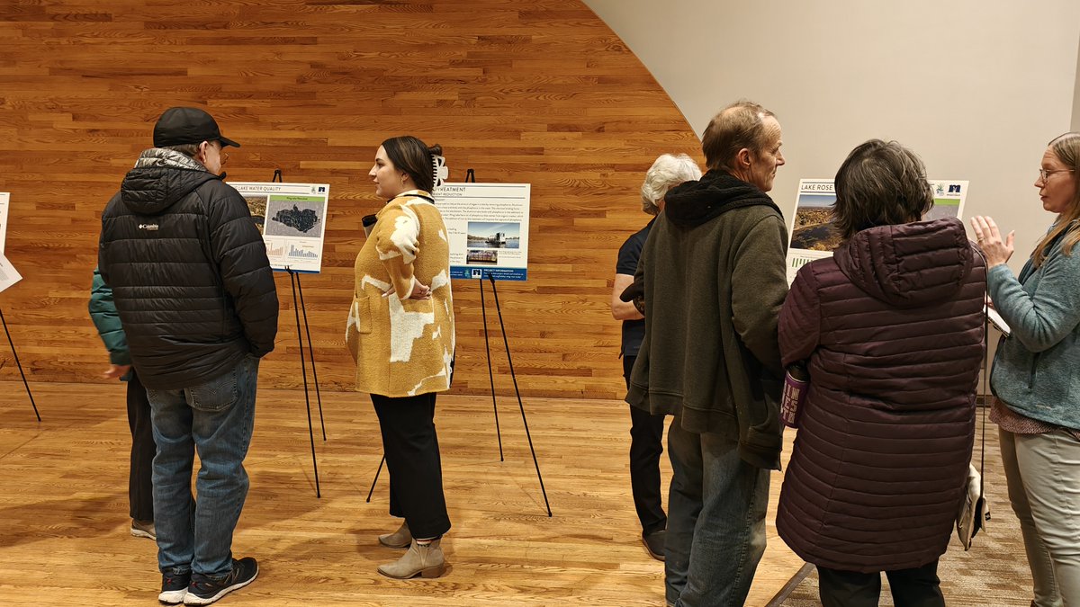 Attended the public open house too learn about lake restoration projects proposed by <a href="/9milecreek/">9 Mile Creek</a> watershed district and <a href="/minnetonkamn/">City of Minnetonka</a> #lakes #waterquality