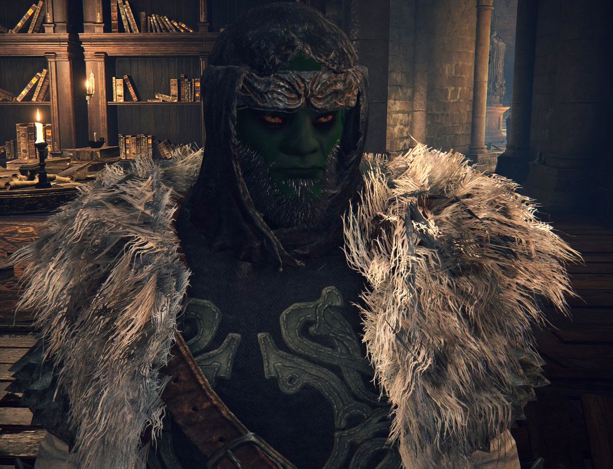 BLantern15's tweet photo. Your Warchief calls you all to the lands between! I am live on @Twitch playing some @ELDENRING! Fist weapons and no Magic!  Come check out how this Orc fights in the lands between! #ENVtuber #OrcVtuber #PNGTuber #smallstreamers #twitch #ELDENRING 

https://t.co/y21Sqi7240 https://t.co/d4OhypprUz