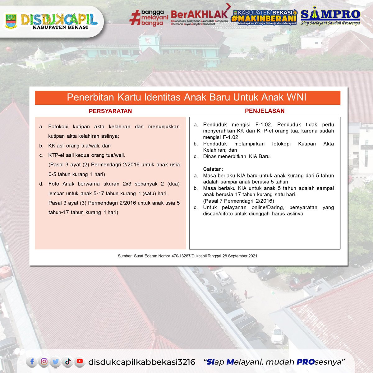 dkcplkabbekasi's tweet image. #disdukcapilkabbekasi3216 #simpro #siapmelayanimudahprosesnya #dukcapilmelayanimasyarakat #dukcapilsimpro #dukcapilgodigital #dukcapilbisa #dukcapilgisa #dukcapilprimaindonesiamaju