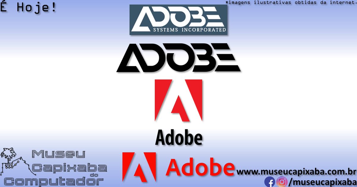 museucapixaba's tweet photo. É hoje!

A fundação da Abobe Systems em 1982

+em https://t.co/Ilfg13blMD

#MuseuCapixaba #mcc #éhoje #museu #Adobe #AdobeSystems #PostScript #JohnWarnock #CharlesGeschke #PDF #AdobeAcrobat #AdobePhotoshop #AdobeTypeLibrary #AdobeTypeManager #TrueType https://t.co/b07ppzrpkM