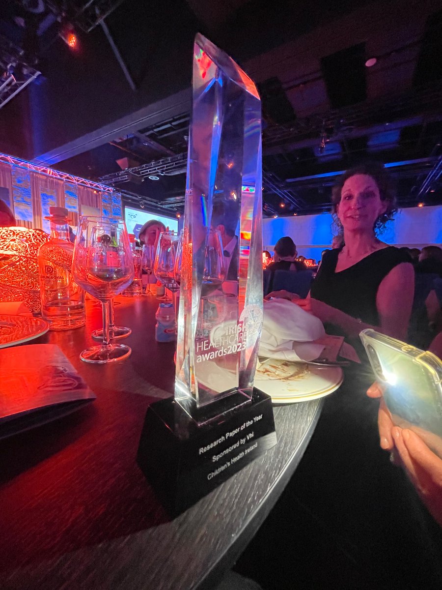 Fabulous News. A great achievement by the Emergency Dept team at <a href="/CHI_Ireland/">Children's Health Ireland</a>  (4 sites). Thank you <a href="/Cillmurry/">Agnes Higgins</a> at <a href="/tcddublin/">Trinity College Dublin</a>  for your sharing &amp; wisdom. The Research office at CHI <a href="/EllenPBarry/">Ellen Barry</a>  Sean Kelleher the amazing 1st author &amp; <a href="/danihalltweets/">Dani Hall (she/her)</a> More to follow. . . . 🇮🇪 🏳️‍🌈⚧️