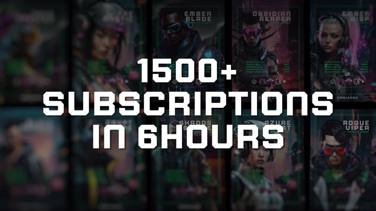 We are excited to share that OmniaOne hit over 1500 subscribers in the first 6 hours of launch! Your overwhelming support fuels our journey into the future of Web3 gaming. Join the revolution—subscribe now and level up with us! 🚀🔗 #OmniaOne 

GamePass: t.me/OmniaOneBot