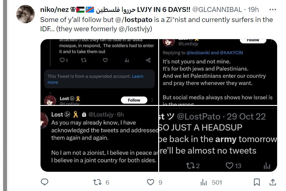 So lostPat is actually Lostlvjy..

No weapon formed against me shall not prosper AMEN !![and funny thing that's why you never trust a white people who showcase their ethnicity and not the fact they are white nigga
weird mf
Free Palestine