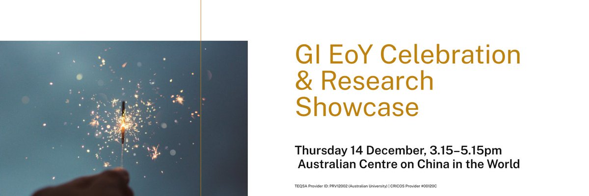 Join us to celebrate amazing work in 2023 and to connect with colleagues old and new. Enjoy a bite-size showcase of some of the brilliant work funded by the Gender Institute, followed by festive refreshments. events.humanitix.com/end-of-year-ce…