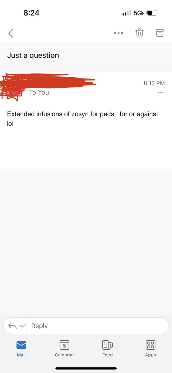 You know you’re a peds ID specialist when you get emails like this 🤣