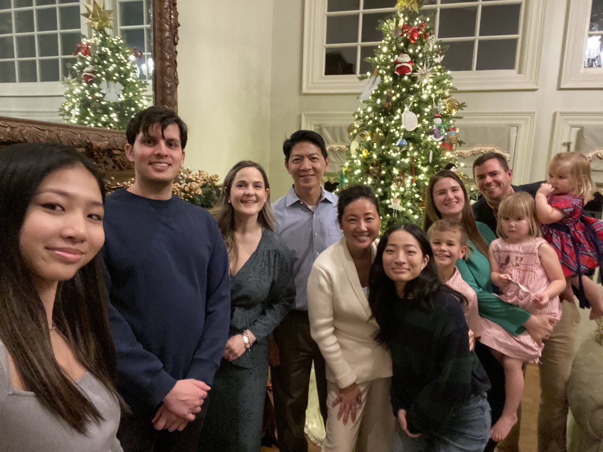 Celebrating the season by having the surgical oncology fellows over for holiday dinner! @WakeSurgonc @WakeSurgEd @WakeCancer @wakeforestmed @AtriumHealthWFB