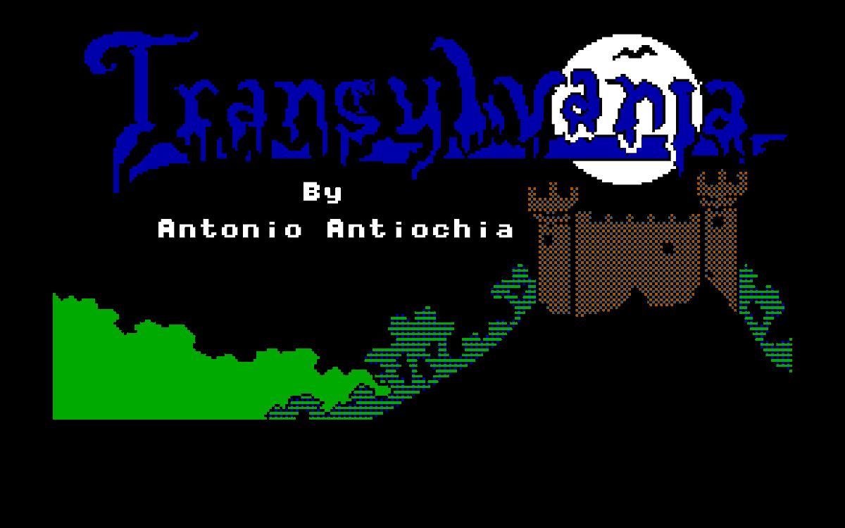 Tonnight, were going back to a classic for #dosember. How Classic? Antonio Antiochia classic! yes, Transylvania with Tandy 1000/PCJr graphics.

twitch.tv/bloodycactus

I'll be live at 830pm EST tonight!

Come hang out while we knock stump!
