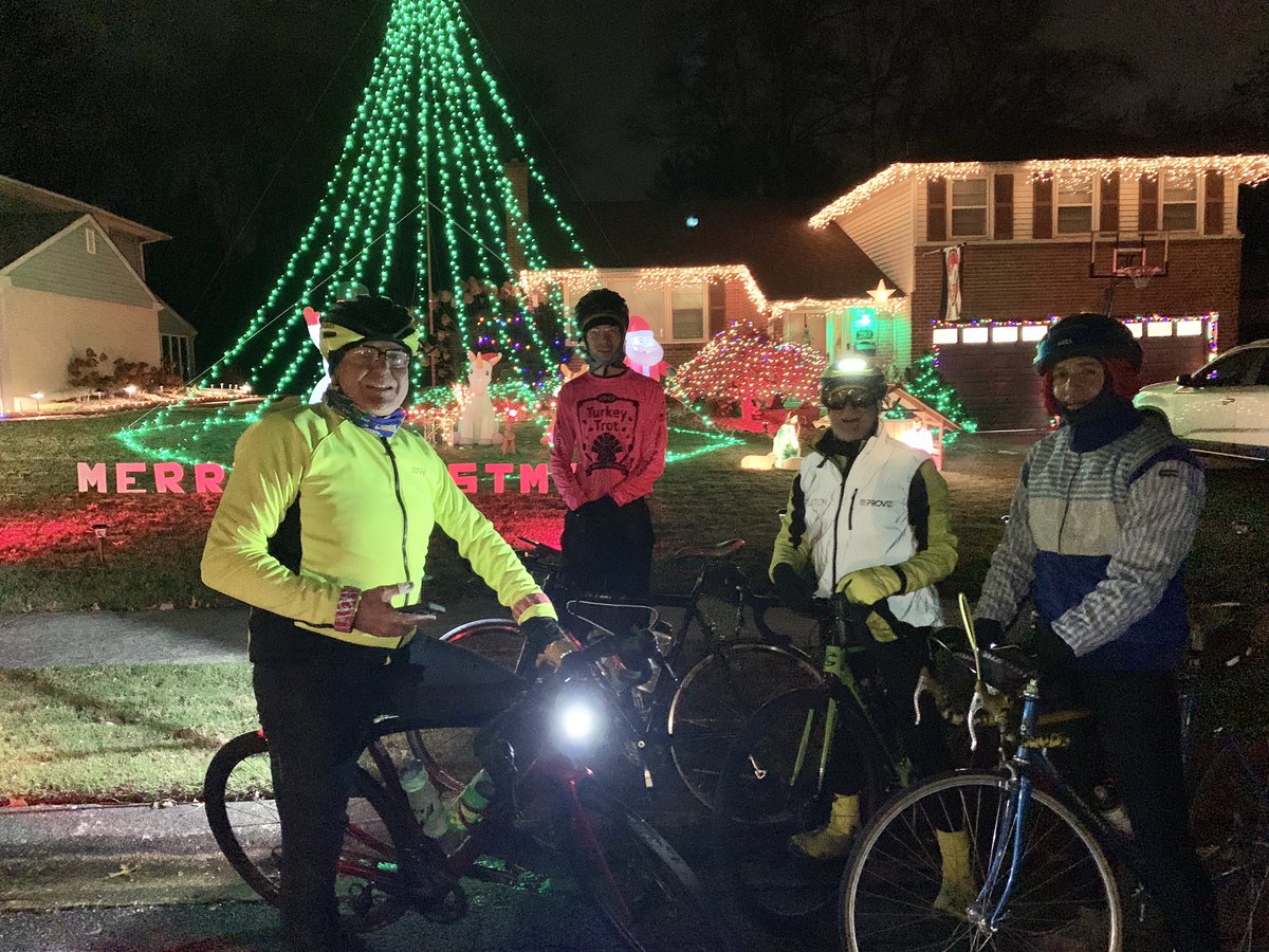 Bright Light Night 🎄! A brilliant evening viewing the holiday lights. #ridewcbc #happyholidays