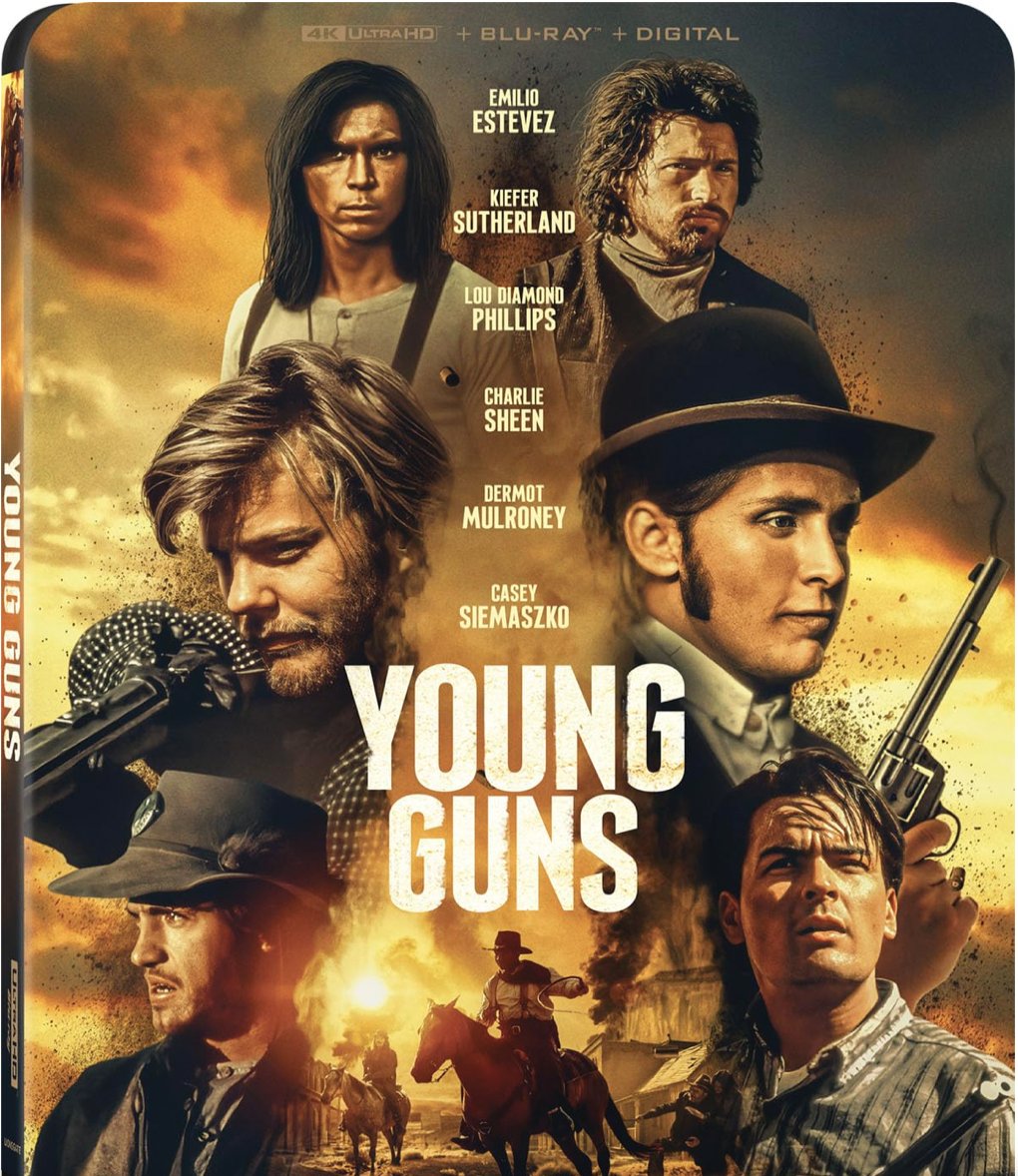 Ha! "How the West Was Wild: Making Young Guns. . . features new interviews with... screenwriter John Fusco . . . Phillips, Mulroney, Siemaszko, and Geoffery Blake, director’s assistant Wendall Thomas..."
@JohnFusco12
<a href="/LouDPhillips/">Lou Diamond Phillips</a>   #YoungGuns #Pals 
thedigitalbits.com/item/young-gun…