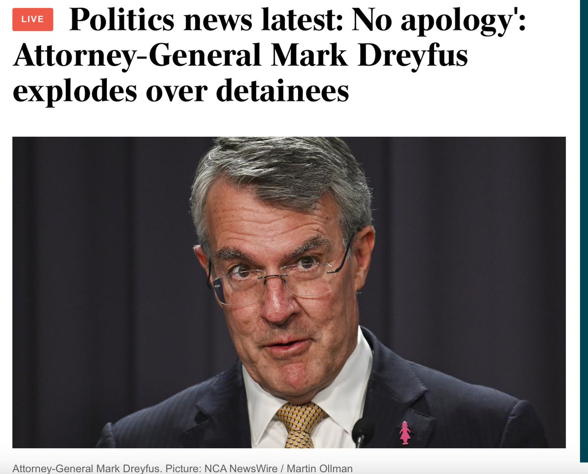 Donsvess's tweet image. Dreyfus EXPLODES with guilt when faced with Labor&apos;s catastrophic FAILURE to keep Australians safe.
Albo refuses to sack O&apos;Neill and Giles after their monumental STUFF UP on detainee release.
Albo and ALP have FAILED.......AGAIN!!
Poor Old Albo!!
#AlboMustGo