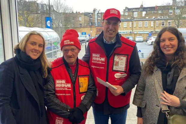 BrutusMaximusX's tweet image. #PrinceWilliam Our Future KING A Royal source said:
&quot;He decided he wanted to go see Dave again &amp;amp; swap Christmas cards while they sold Big Issue&apos;s together.&quot; Imagine being able to quietly sell #TheBigIssue &amp;amp; not be harassed, 
while your Spare is in court complaining he’s unsafe🫨