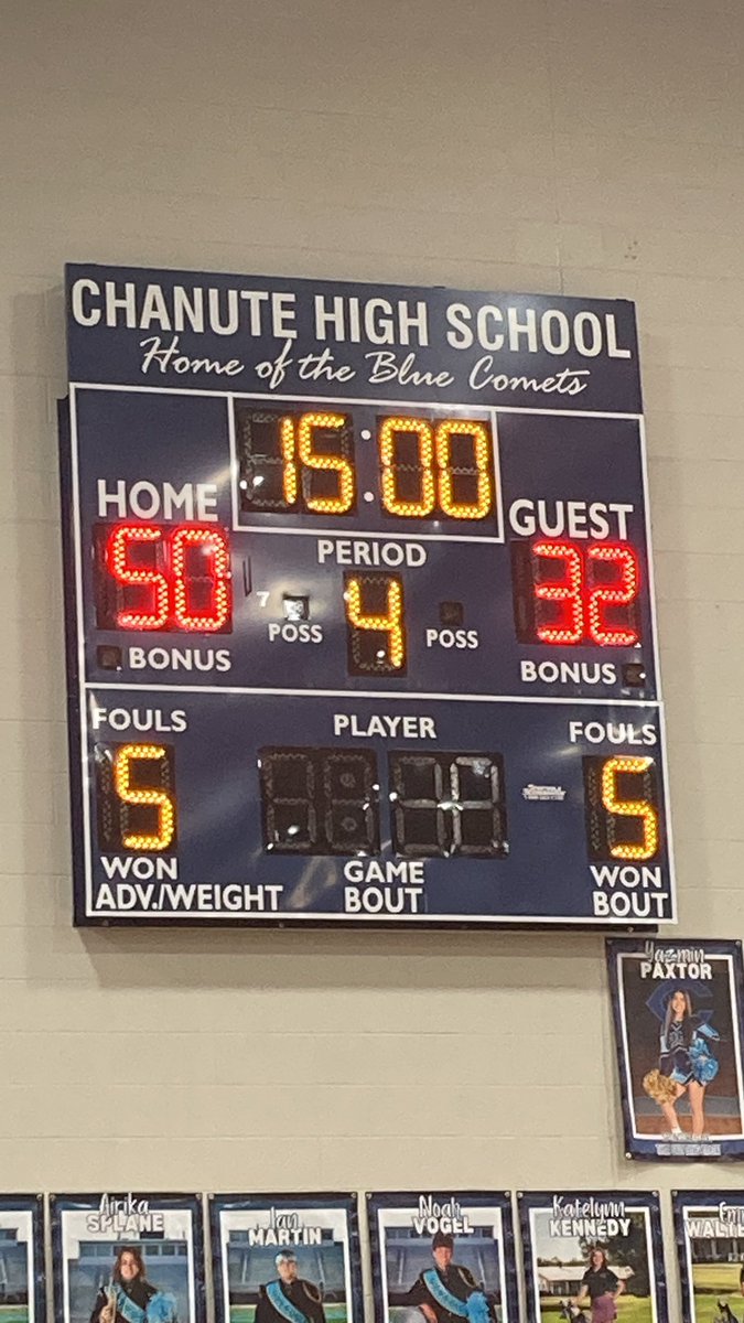 Varsity wins 50-32 good job girls