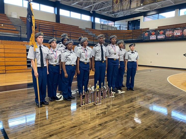 Congratulations to the Bengal Battalion Drill team for placing First overall at the State Drill Meet. State Champions💙💛