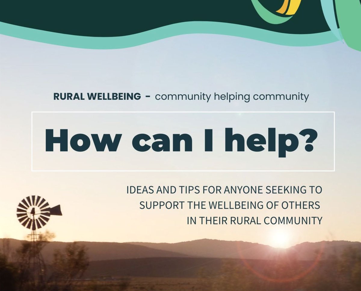 Dr Jennifer Luke 🌳🥾📷☕️ (@aclearoutlook) on Twitter photo Thanks <a href="/unisqaus/">University of Southern Queensland</a>. The Rural Wellbeing Toolkit is now online via <a href="/sqnnswhub/">SQNNSW Innovation Hub</a> unisq.edu.au/research/sqnns….
#FutureDroughtFund. #community #mentalhealth #socialconnection #work #employability #rural <a href="/petermcilveen/">Peter McIlveen PhD</a> <a href="/sonja_march/">Sonja March</a> Thanks <a href="/unisqaus/">University of Southern Queensland</a>. The Rural Wellbeing Toolkit is now online via <a href="/sqnnswhub/">SQNNSW Innovation Hub</a> unisq.edu.au/research/sqnns….
#FutureDroughtFund. #community #mentalhealth #socialconnection #work #employability #rural <a href="/petermcilveen/">Peter McIlveen PhD</a> <a href="/sonja_march/">Sonja March</a>