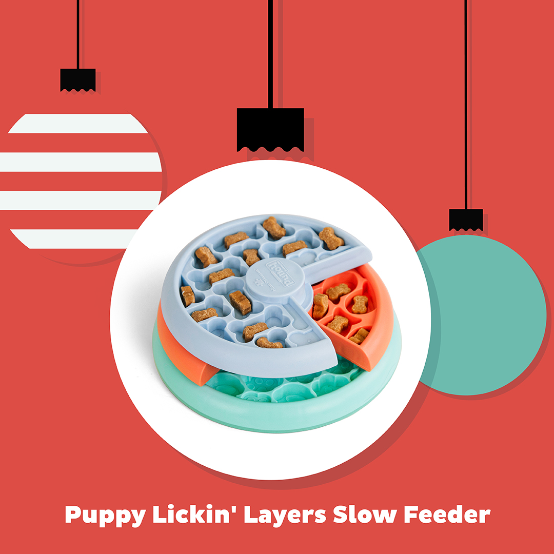 PUPPY LICKIN' LAYERS - DOG PUZZLE & FEEDER IN ONE - Nina Ottosson