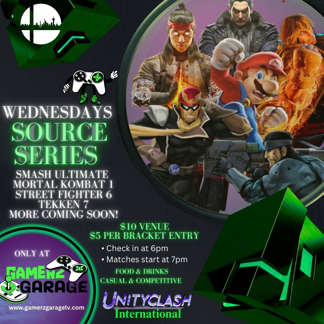 Hey everyone!!! We are back tomorrow with Source Wednesdays! We hope you join us as we count down the weeks to the new year and the beginning of UCISeries circuit! 
Doors open at 6pm
Matches and Stream starts at 7pm
(Signing up prior helps with production)