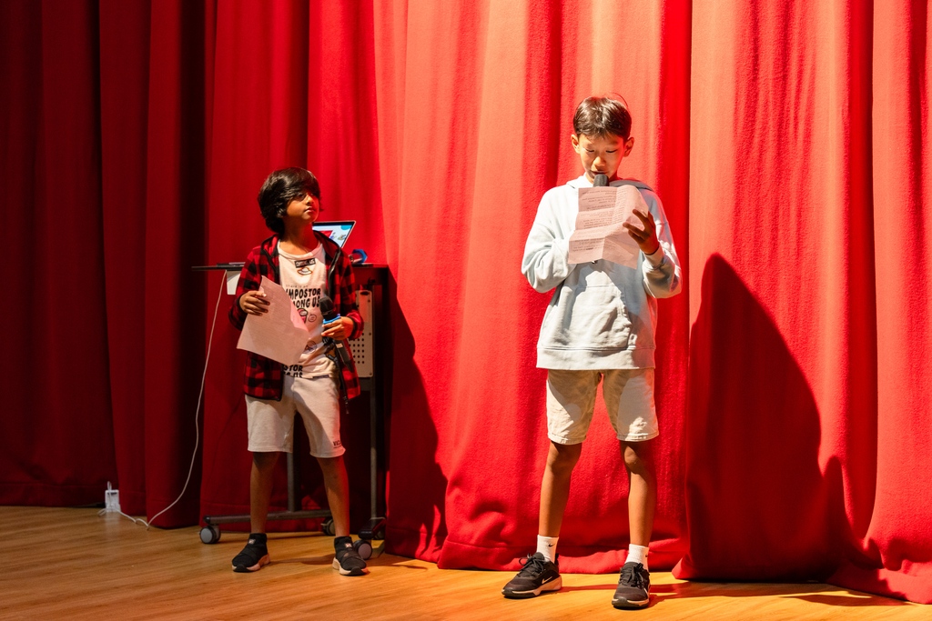 vislaos's tweet image. Last week, our language classes took the stage and hosted an unforgettable #PrimaryAssembly highlighting the beauty of diversity at our school! ๐ A huge thanks to our language teachers and parents for joining and supporting our learners! ๐๐ #PrimarySchool #VISLao