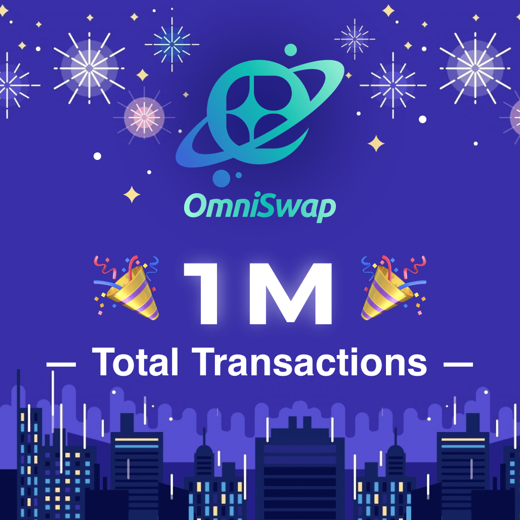 OmniBTC's tweet photo. 🎉Finally Reaches 1 Million Transactions!

15,000 OmniSwap points are offered to celebrate this exciting accomplishment.

👇Be a witness of #omniworld!
https://t.co/PR2nXWAxcO