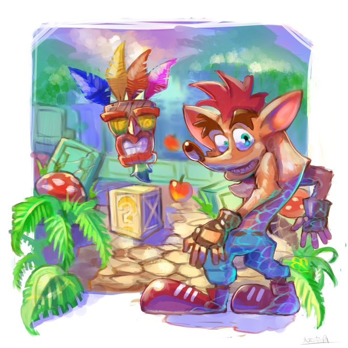 #クラッシュ・バンディクー
今日はクラッシュの日らしい。💎📦🍎🍎🍎 