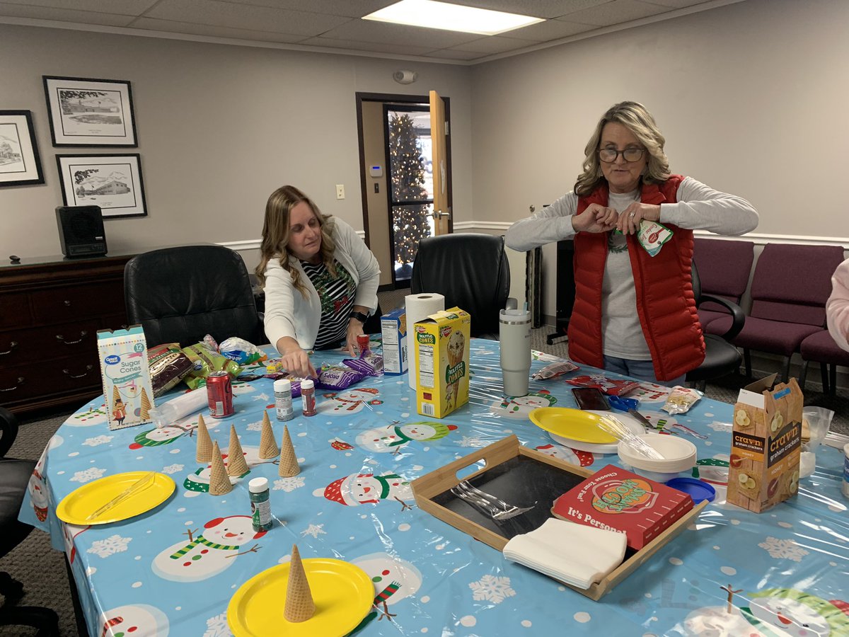 Lunch with coworkers is always fun when you are able to kick off the holiday season by building an ACS gingerbread house. #ExcellenceIs