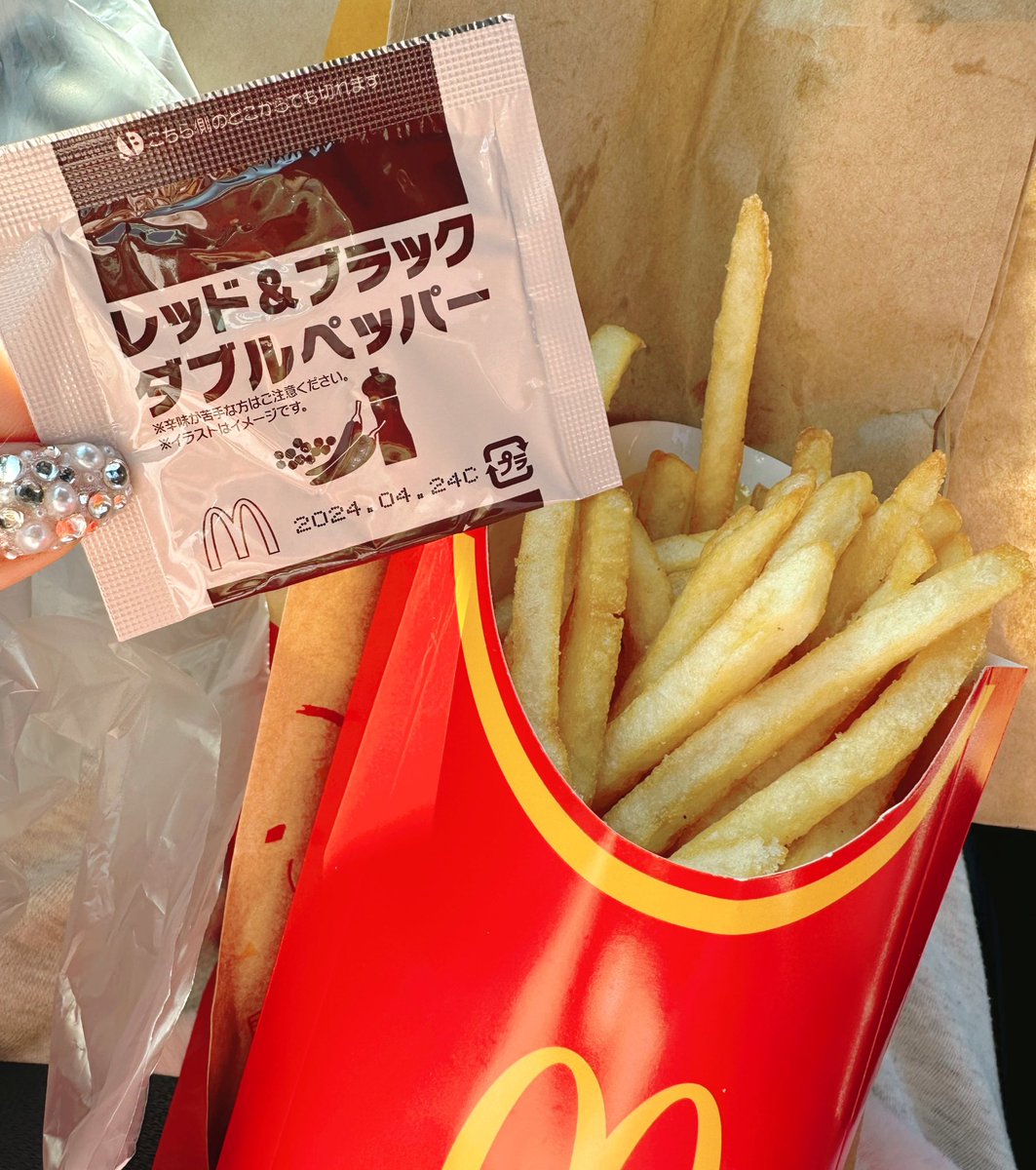 今日発売のシャカシャカポテト…早速買いに行ったんだけどほんのり