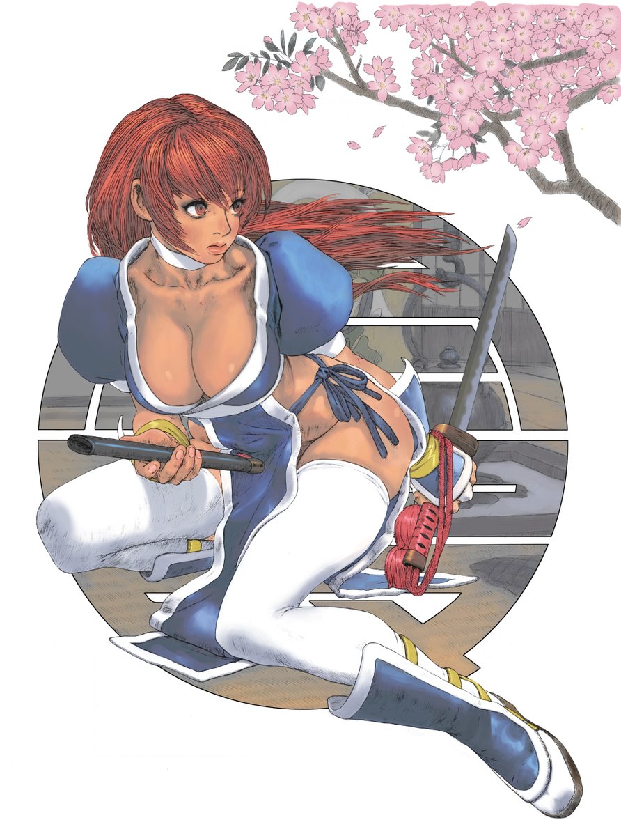 霞(DOA) 「昔描いた霞さんです」|あきまんPLAMAX「GODZ ORDER」神翼騎士団のイラスト