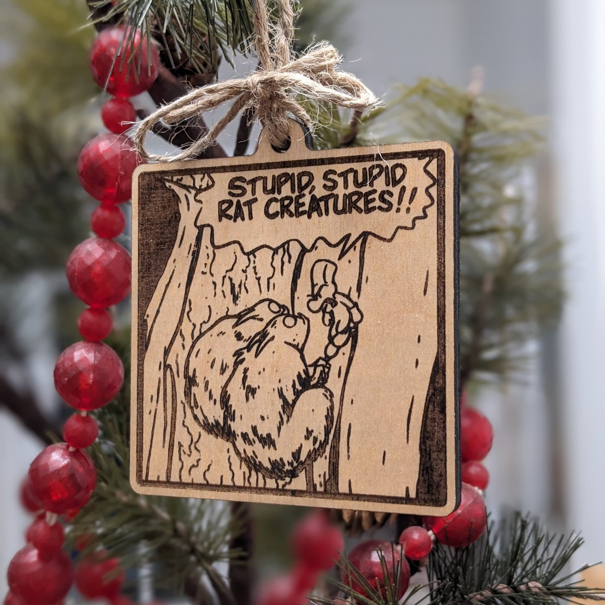 When you realize that you own a laser &amp; you can make ALL the nerdy fan things you can dream of. 🤩 <a href="/jeffsmithsbone/">jeff smith</a> 
(&amp; nope, this is absolutely NOT for sale!)