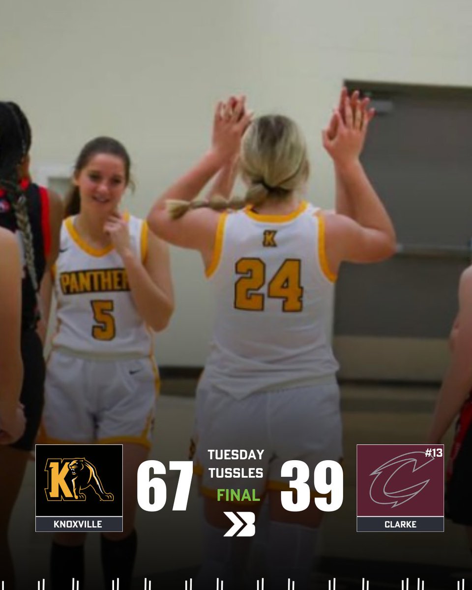 MAJOR UPSET AND ROAD WIN FOR KNOXVILLE!
The Knoxville Panthers take down #13 Clarke Indians to go 2-0 in the SCC!