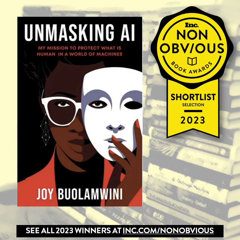 rohitbhargava's tweet photo. Unmasking AI has been selected for the 2023 @inc Non-Obvious Book Award Shortlist! Congratulations to @jovialjoy, and the entire team at @randomhouse. @non_obvious #nonobvious #incmagazine #unmaskingai @penguinrand https://t.co/lV7J5IPpNr