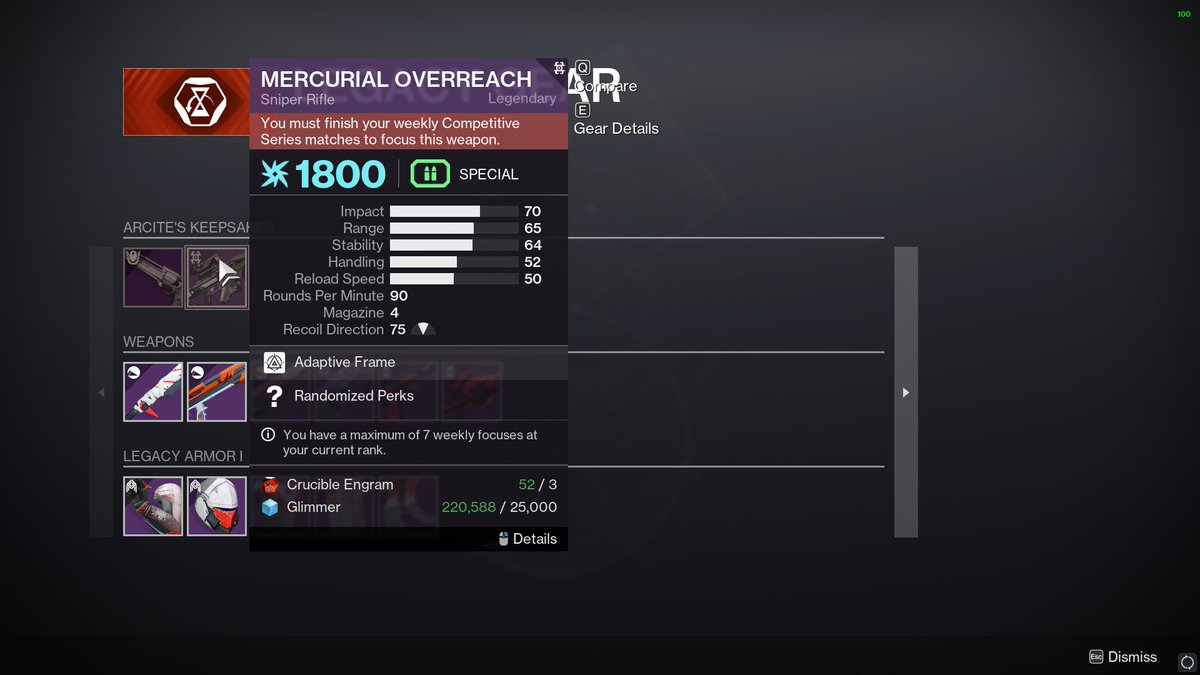 Stumpy_TheStump's tweet image. Me begging my American friends to queue comp with me so I can focus my comp weapons each week because there is no one in Ascendant Comp in my region