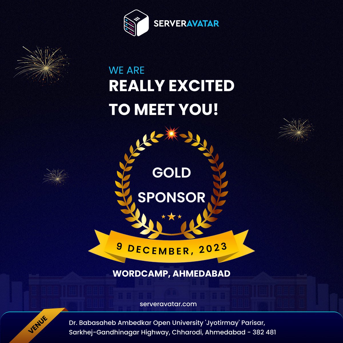 ServerAvatar's tweet image. Exciting news! WordPress Ahmedabad 2023 is confirmed, and we&apos;re thrilled to support the WordPress community.
So, what are you waiting for? See you at our booth!
#aserveravatar ‍#wordpress #WCAhmedabad #Wordcamp #Cloudhosting #Wordcamp2023 #Wordpressusingcloud
@wcahmedabad