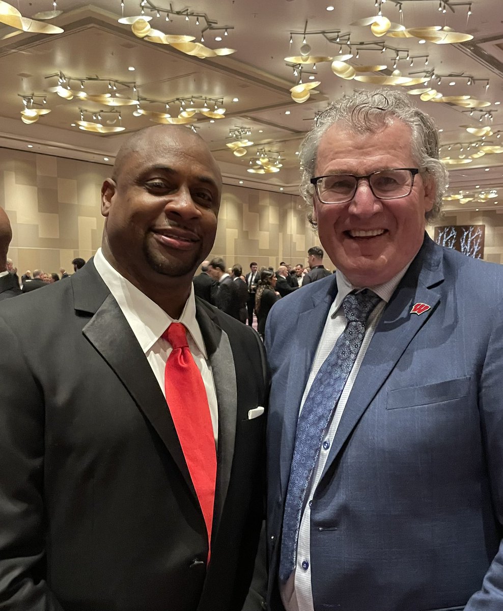 Tim Krumrie (@timkrumrie) on Twitter photo Honored to welcome my <a href="/BadgerFootball/">Wisconsin Football</a> brother <a href="/TroyVincentSr/">Troy Vincent, Sr.</a> to the <a href="/cfbhall/">College Football Hall of Fame</a> <a href="/NFFNetwork/">National Football Foundation</a> ! 👊🏻
<a href="/NFLBadgers/">NFL Badgers</a> #OnWisconsin Honored to welcome my <a href="/BadgerFootball/">Wisconsin Football</a> brother <a href="/TroyVincentSr/">Troy Vincent, Sr.</a> to the <a href="/cfbhall/">College Football Hall of Fame</a> <a href="/NFFNetwork/">National Football Foundation</a> ! 👊🏻
<a href="/NFLBadgers/">NFL Badgers</a> #OnWisconsin