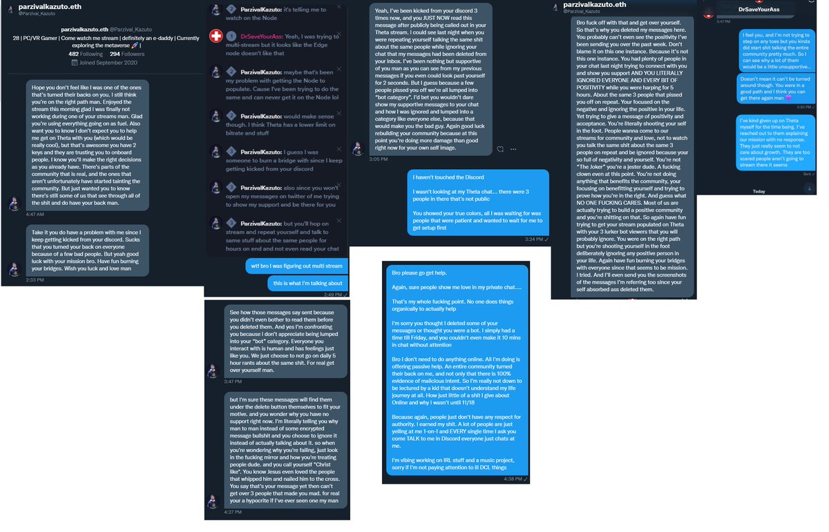 DCLTours's tweet photo. @ZONKEDonX @zom_eth @PeanutbuttaDCL @tangpoko @decentraland @DrSaveYourAss lol @ZONKEDonX  I just checked, and the irony is you blocked me, and follow this account haha

forgot just how low life you were back then thanks for the trip down memory lane

Don't tag people that carry the truth and keep receipts https://t.co/4AwOFj2iZu