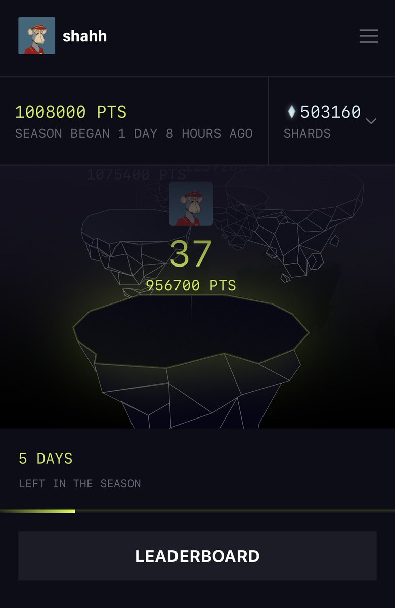 1 million points in <a href="/Portalcoin/">Portal</a> season 2

Who’s still grinding out here?