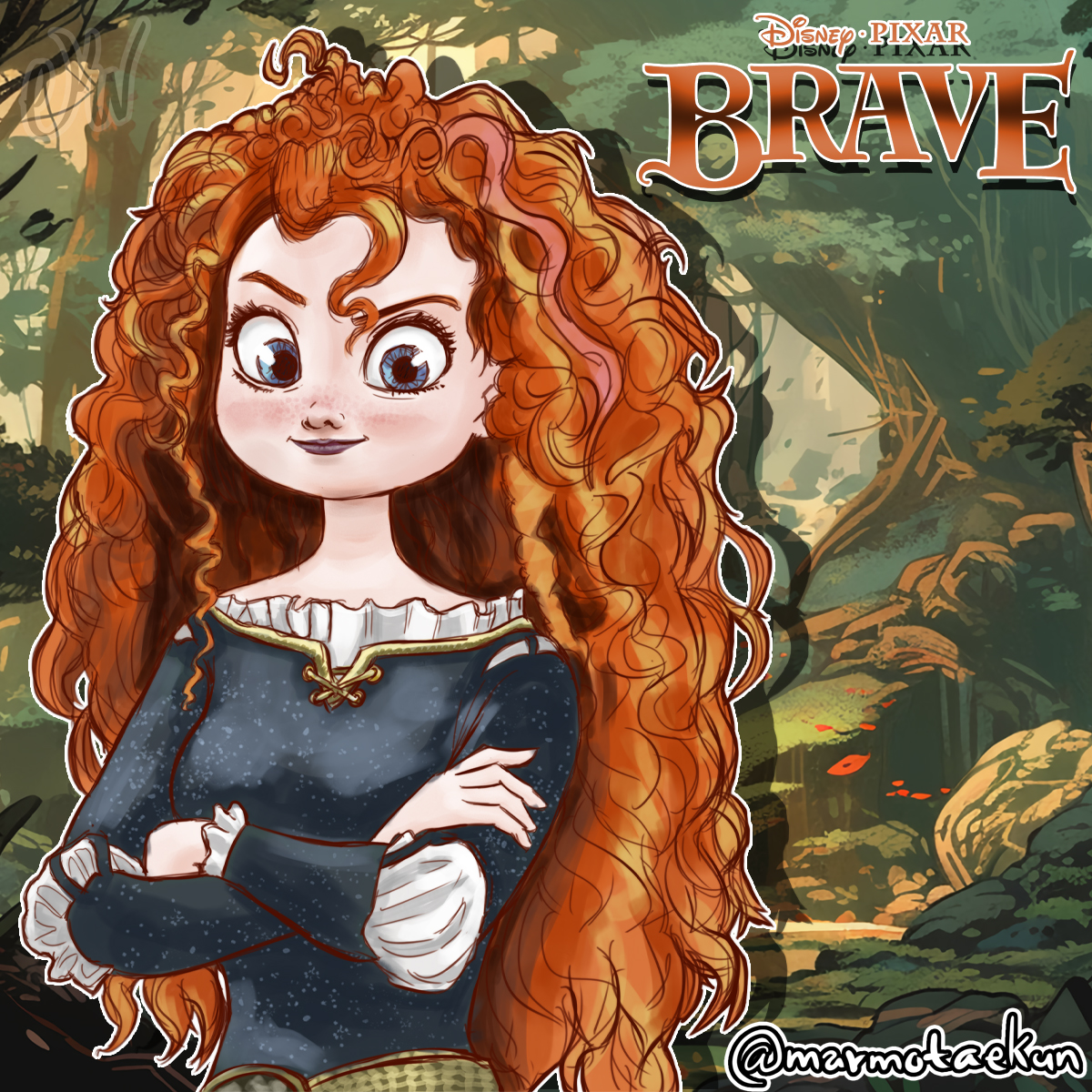 #PrincessMerida #Merida #Brave #Disney #Pixar #MeridaDeDunBroch #PrincesasDisney #DisneyPrincess