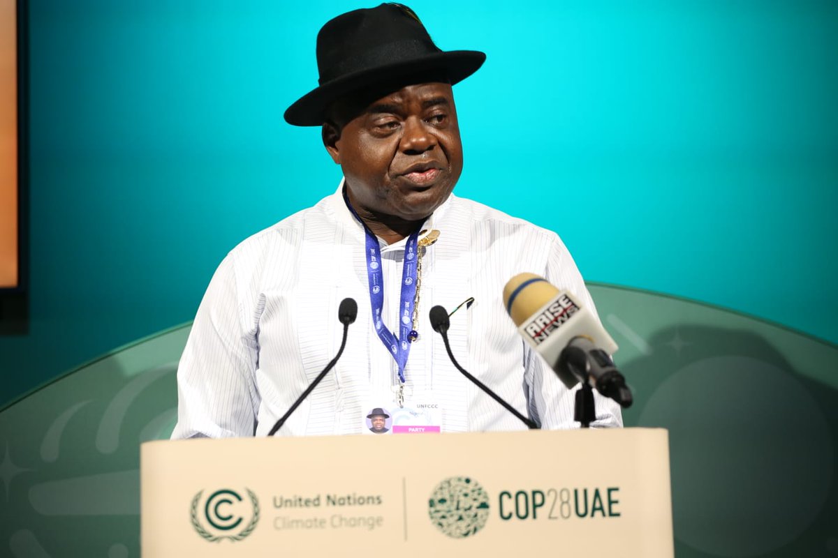 TWINSecretariat's tweet photo. “The Government of Bayelsa State will continue to prioritize activities and programs of the deltas unite”, said Ambassador Godknows Igali
#UNCCRD #DeltasUNite #COP28UAE https://t.co/Dz3dKA2FSa