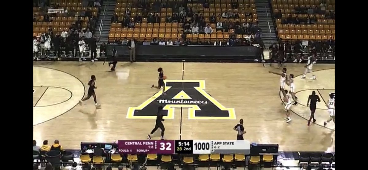 DTNutt's tweet image. Record setting night for @AppStateMBB 

#GoApps