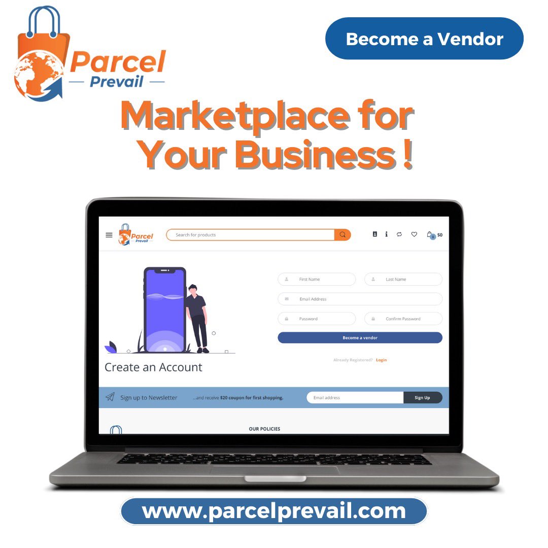 Parcelprevail's tweet photo. We are accepting vendors on our online marketplace with limited spots available🚀

 Click the link to register to become a vendor🤝🛍️https://t.co/vwkE40moKK…

📲Got questions? Call us 24/7!
+1(408) 718-5608 https://t.co/DgerG2q7PE
