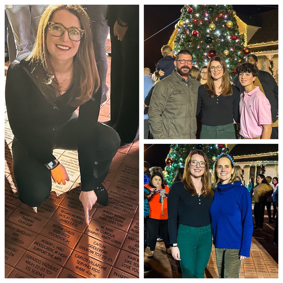 What a special evening and honor it was to be commemorated at the @katyisd brick unveiling, as one of the 2022-2023 Teachers of the Year! I am blessed to be surrounded by amazing and supportive family, friends, and colleagues. 🤍