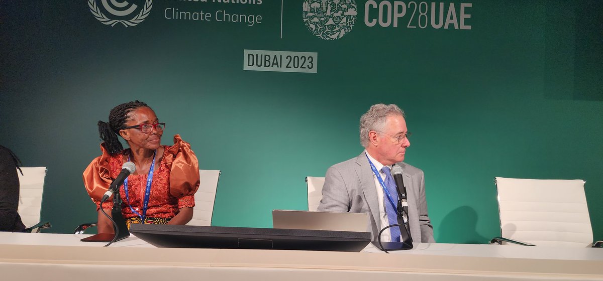 TWINSecretariat's tweet photo. We are extremely humbled to be joined by Rebecca Apapa ADF, Michael Cullen from @terraglobal, Prof Augstine @NTNUnorway for their participation at our event 
#UNCCRD #DeltasUNite at #COP28 https://t.co/0HbrUsA6cG