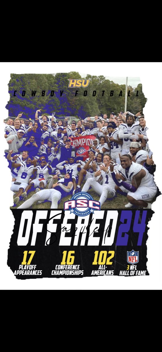 Very blessed to receive an offer to play football at the next level ! <a href="/GL_Martin82/">Garrett Martin</a> #cowboys <a href="/hearn_coach/">Coach Hearn</a>